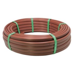 TUBERIA 16 MM DE POLIETILENO COLOR MARRON 25M