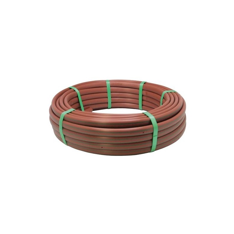 TUBERIA 16 MM DE POLIETILENO COLOR MARRON 25M