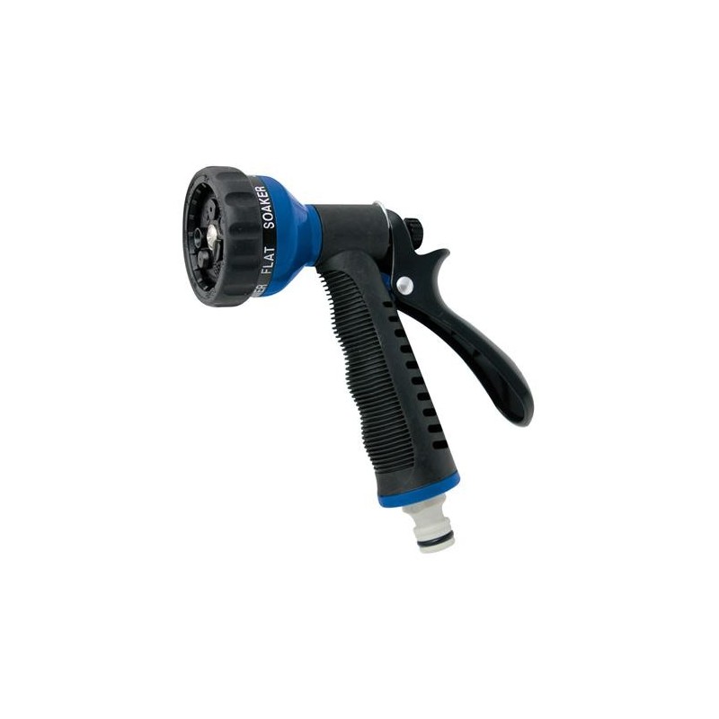 PISTOLA ABS 7 FORMAS DE RIEGO AZUL C2079A