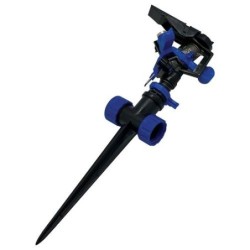 ASPERSOR DE IMPACTO DE DOBLE SALIDA C/ PINCHO 1/2"