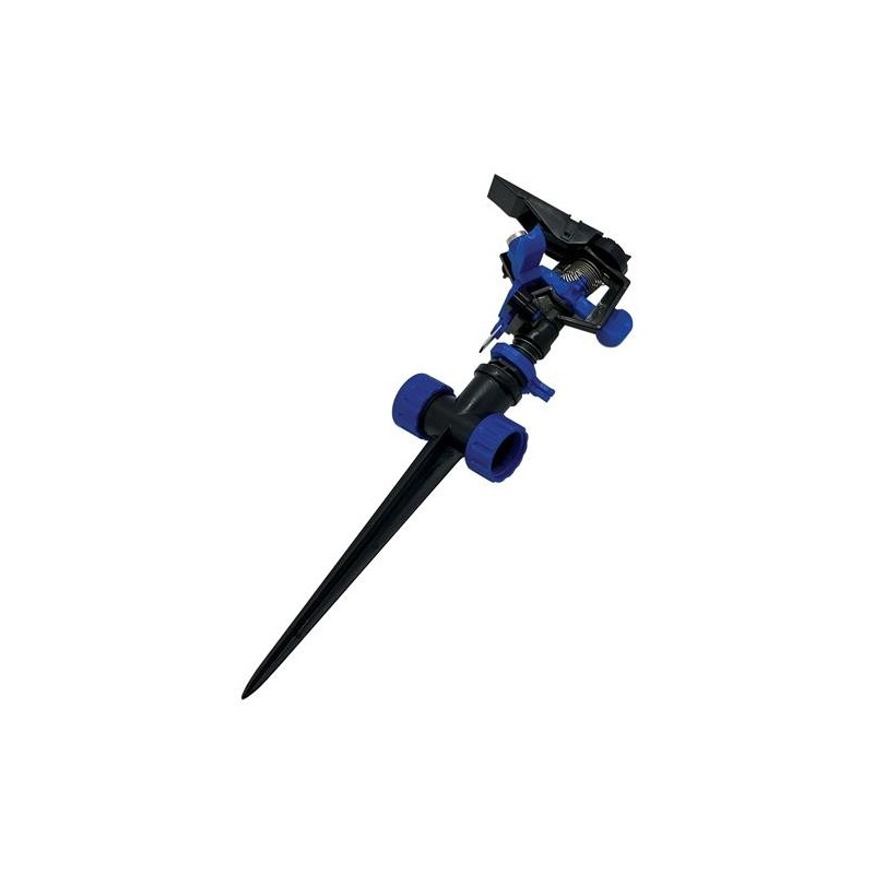 ASPERSOR DE IMPACTO DE DOBLE SALIDA C/ PINCHO 1/2"