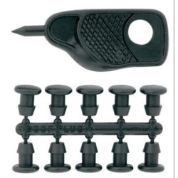 PUNZON + 10 TAPONES 4 MM (BOLSA ZIP 1+10)