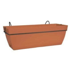 MACETA PARIS BALCONY TROUGH SET 50CM TERRA