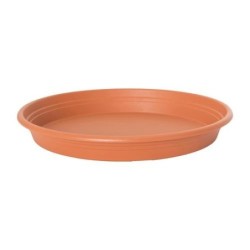 PLATO MACETA BALCON REDONDO TERRACOTA 22CM.