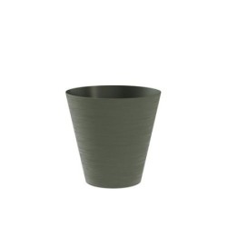 MACETA CON RESERVA DE AGUA 25CM. VERDE  HOOP