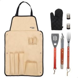 SET DELANTAL C/7 UTENSILIOS BARBACOA 63010