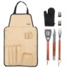 SET DELANTAL C/7 UTENSILIOS BARBACOA 63010