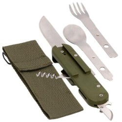 SET CUBIERTOS CAMPING C/ FUNDA CAMPING 52807