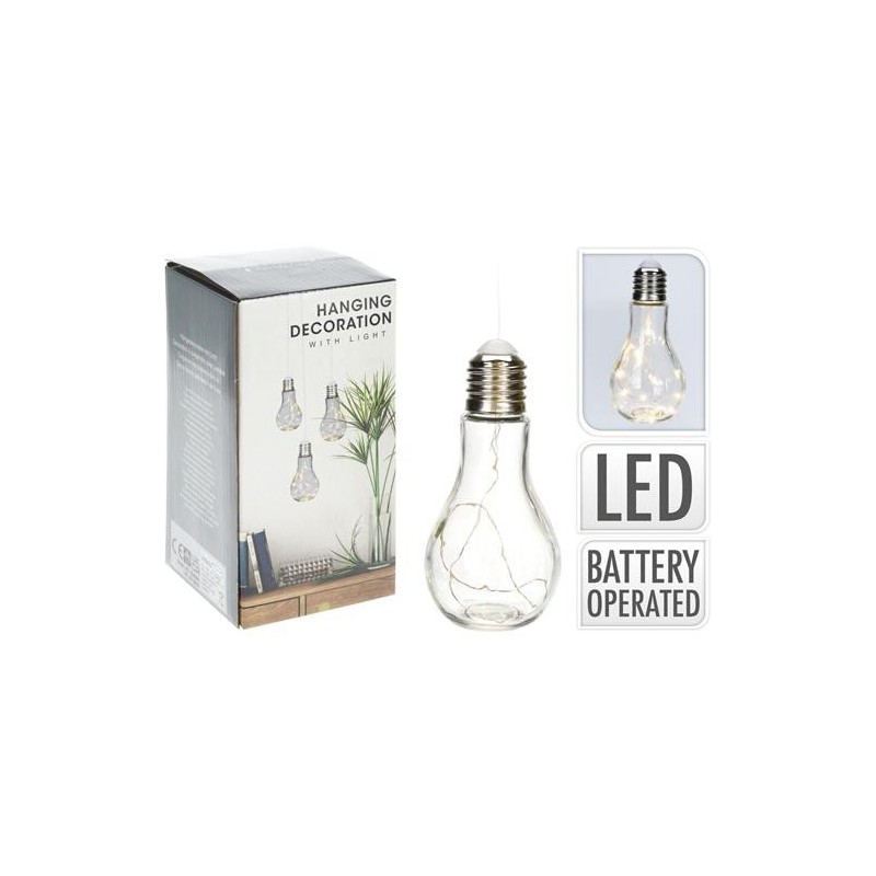 LAMPARA LED BOMBILLO 9X19CM TRANSPARENTE HZ1004940