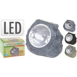 PIEDRA SOLAR RESINA 4 LED SURTIDOS DT4250020