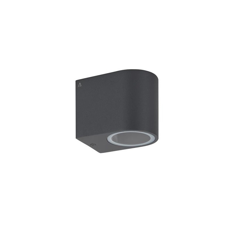 APLIQUE DE PARED 1XGU10 100MM IP54 GRAFITO