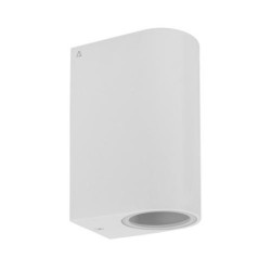 APLIQUE DE PARED 2XGU10 150MM IP54 BLANCO