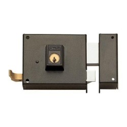 CERRADURA SOBREPONER 125-A PINTADA 100 IZDA. RDO.