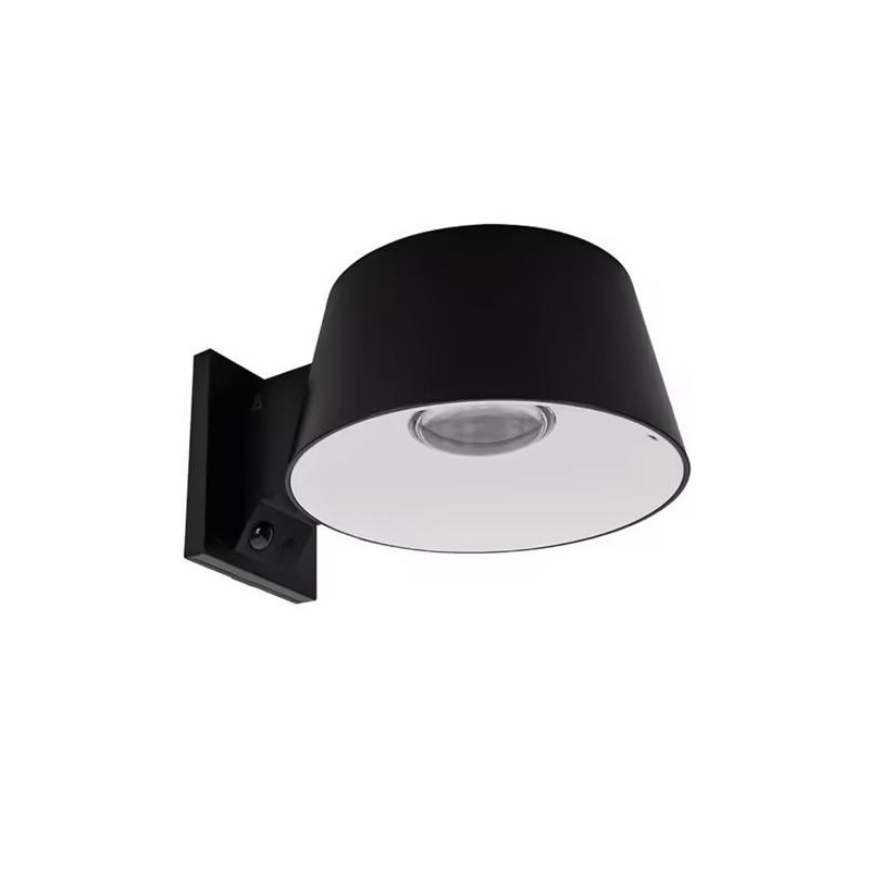 APLIQUE SOLAR PARED 1000LM 4000K IP54 NEGRO