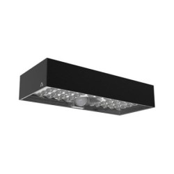 APLIQUE SOLAR LED 6W NEGRO C/SENSOR MOVIMIENTO
