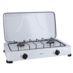 COCINA GAS ESMALTADA BLANCA 2 FUEGOS 34171