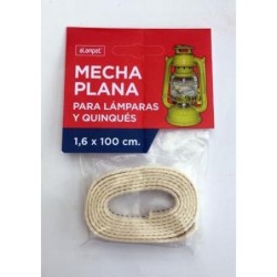 MECHAS PLANAS PARA QUINQUES 1,6X100CM.  63016