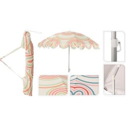 SOMBRILLA PLAYA 60CM INCLINABLE SURTIDO X11000860