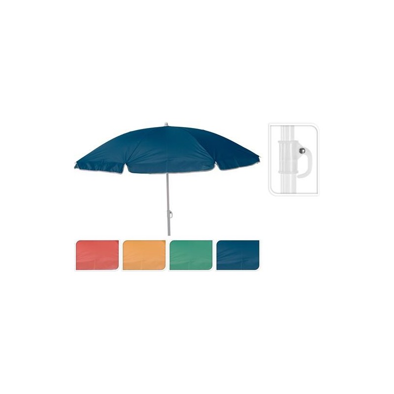 SOMBRILLA PLAYA 150CM 4 COLORES SURTIDOS