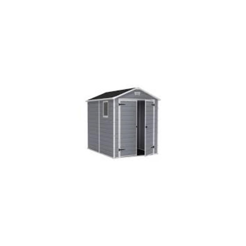 CASETA RESINA C/SUELO 185X236X227CM. GRIS 203522