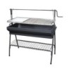 BARBACOA CON PARRILLA-PLANCHA INOX Y ELEVADOR 60X5