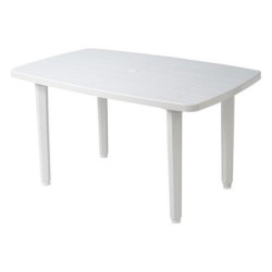 MESA RECTANGULAR 140X90 CM BLANCA 4022