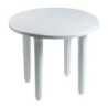 MESA JARDIN REDONDA  90 CM.BL. 4024