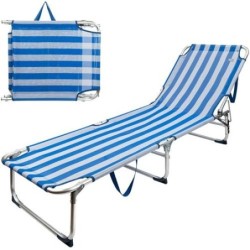 TUMBONA PLEG  3 POS 188X58X30CM RAYAS MARINERA