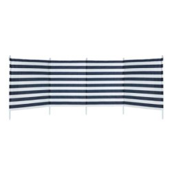 PARAVIENTOS PLAYA 3.2X1 M 4 PARTES  RAYAS AZULES