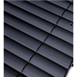 CAÑIZO PVC DOBLE CARA 14MM 2X3 M PREMIUM ANTRACITA