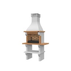 BARBACOA SEIA MEDIANA CON 2 MINI BANCADAS BRASERO