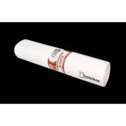 BOLSA BASURA BLANCA 53X60 GALGA 70 30L (ROL-25)