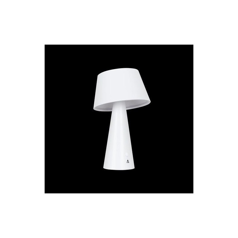 LAMPARA DE MESA SOLAR 500LM 4000K IP44 BLANCA