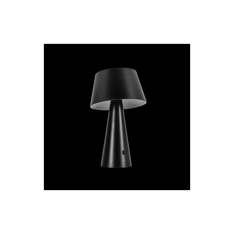 LAMPARA DE MESA SOLAR 500LM 4000K IP44 NEGRA