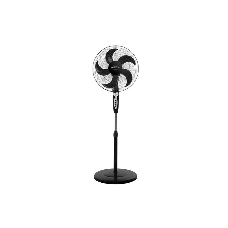 VENTILADOR DE PIE 60W DIM 40CM C/MANDO NEGRO