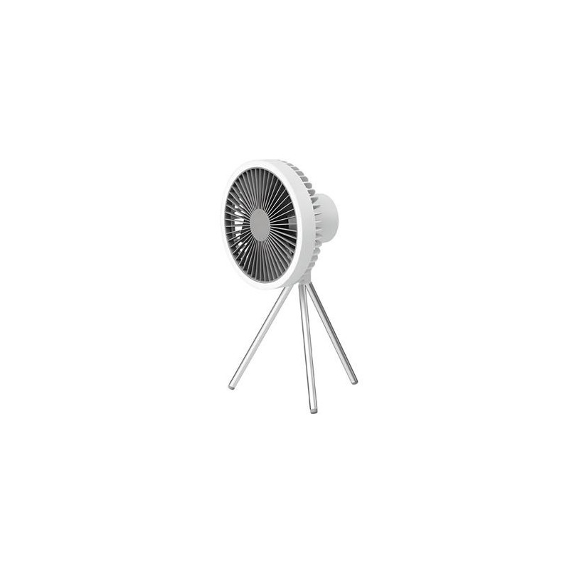 VENTILADOR PORTATIL RECARGABLE LED 5.5W BLANCO