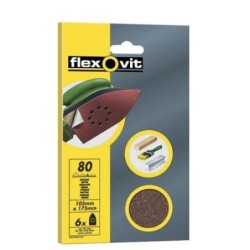 TRIANG. LIJA VELGRIP 120X152 11 AGUJ. GRUESO 6 UDS