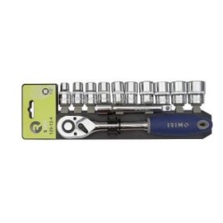 JUEGO DE LLAVE CARRACA + VASOS 1/2" 72 D 10