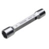 LLAVE TUBULAR EXAGONAL DOS BOCAS CROMO 12-13