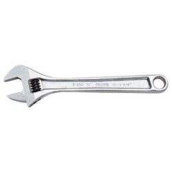 LLAVE AJUSTABLE MOLETA CENTRAL CROMADA 6"
