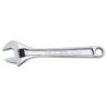 LLAVE AJUSTABLE MOLETA CENTRAL CROMADA 6"