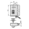CERRADURA SEGURIDAD 10C HS-3 HN IZDA.