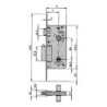 CERRADURA SEGURIDAD 8910/80 YL-6 5LLAVES M-3