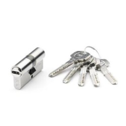 CILINDRO SEGURIDAD 35X35 NIQUEL DOBLE EMBRAGUE YL6