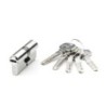 CILINDRO SEGURIDAD 30X30 NIQUEL YL6 LEVA CORTA