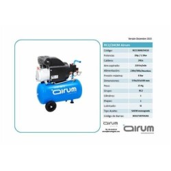 COMPRESOR 2 HP 24 L. AIRUM RC2/24 CM2