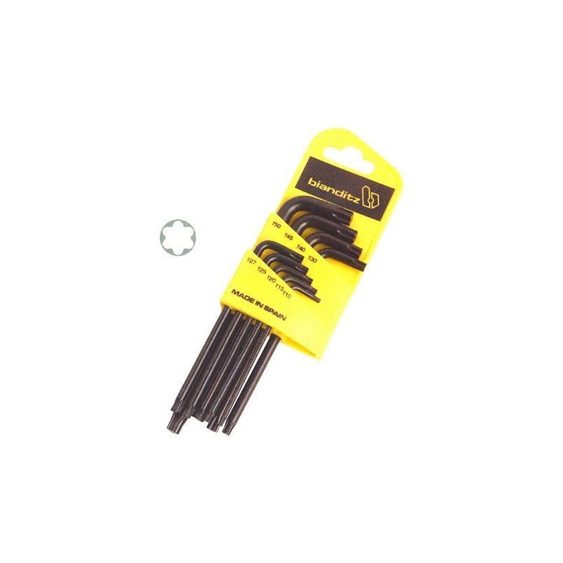 JUEGO LLAVES TORX EXTRA 9 UNIDADES 232304