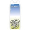 LLAVERO ANILLA 30MM. NIQ. BLISTER 10 UDS. 90615