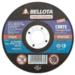 DISCO CORTE INOXIDABLE PROFESIONAL 1 MM. 50300-115