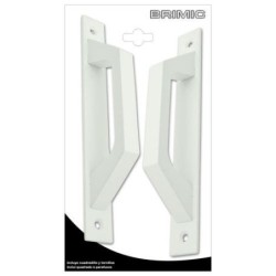 ASA PLACA RECTA 6804 ALUMINIO BLANCO (BL-2) 17106